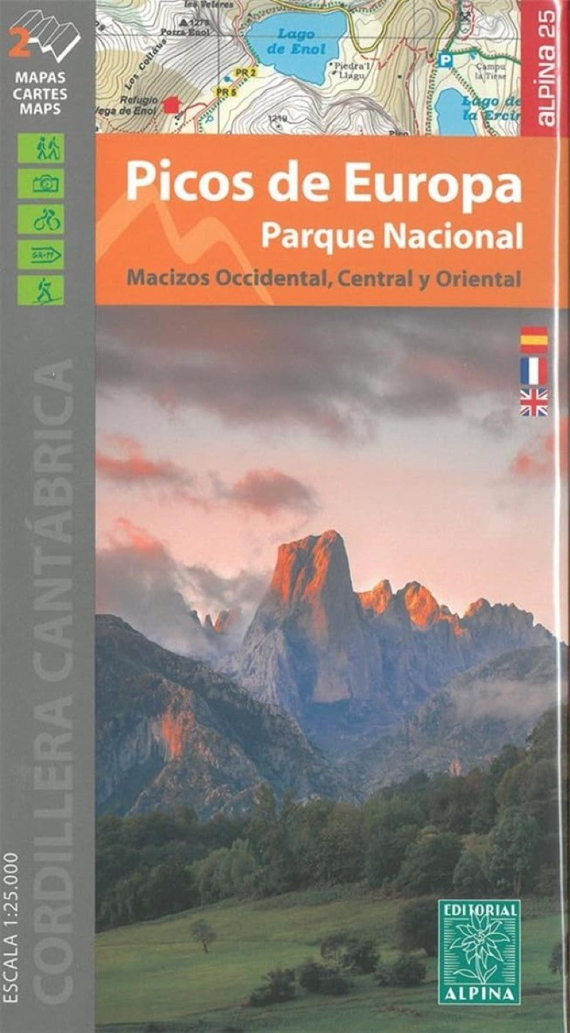 Parque Nacional de Picos de Europa Hiking Map