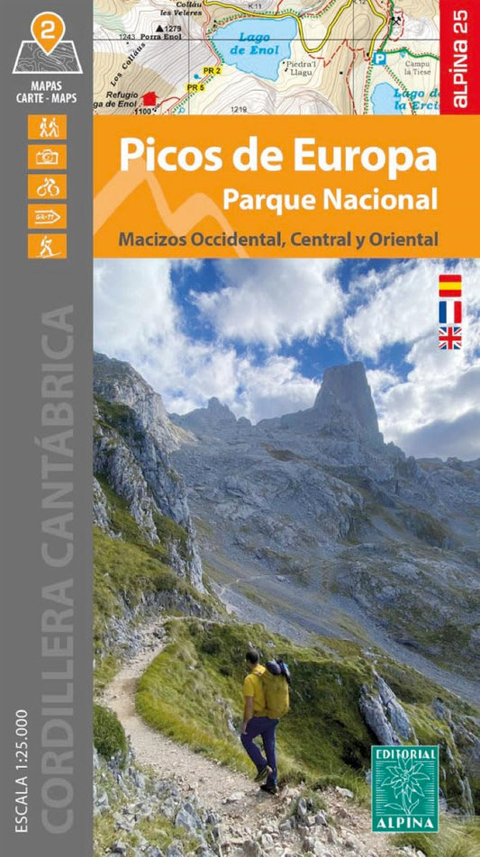 Parque Nacional de Picos de Europa Hiking Map