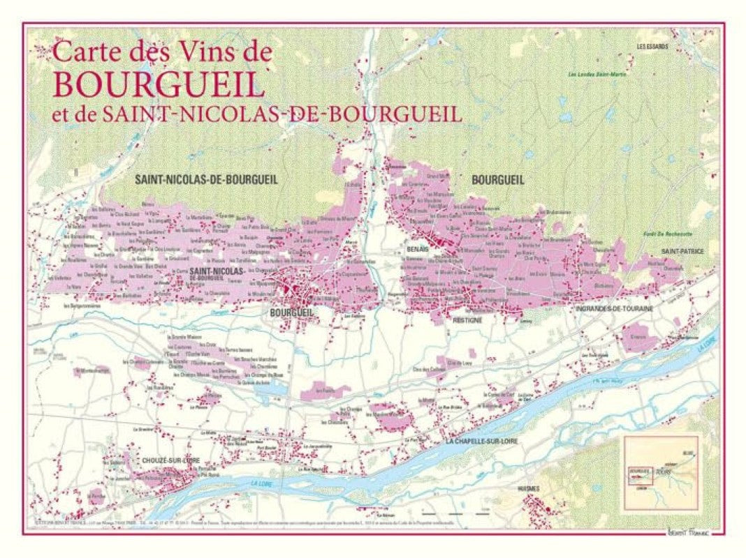 Bourgueil et St-Nicolas de Bourgueil Wine Poster