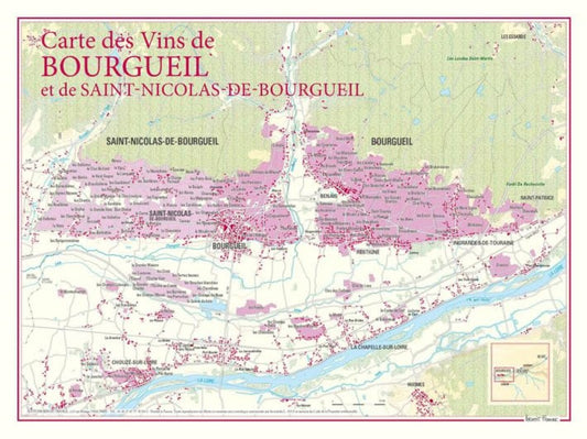 Bourgueil et St-Nicolas de Bourgueil Wine Poster