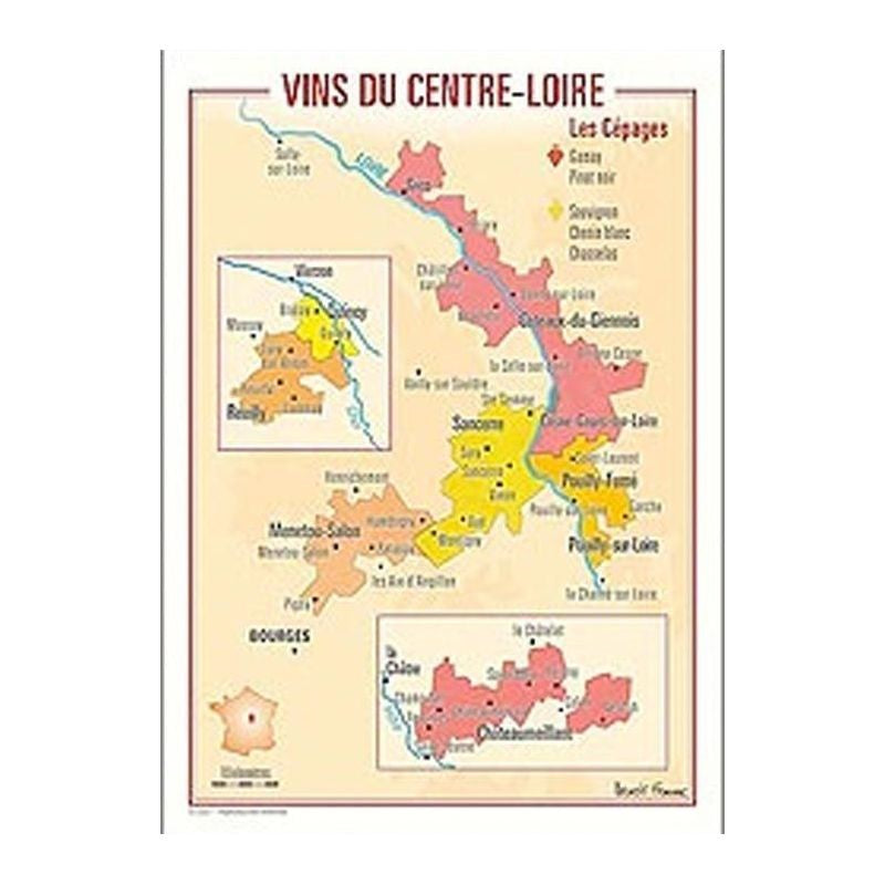 Centre-Loire Wine Postcard