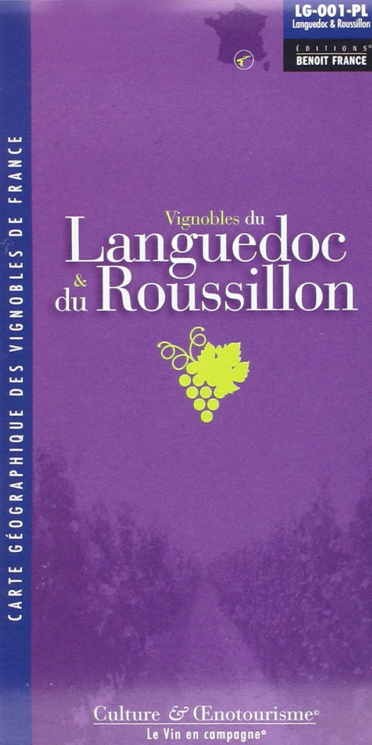 Languedoc & Roussillon Wine Map