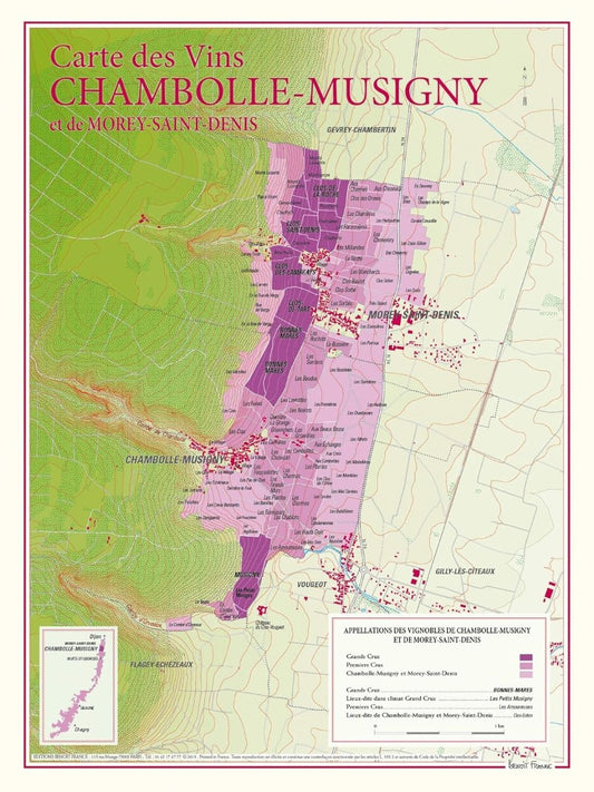 Chambolle-Musigny wine poster