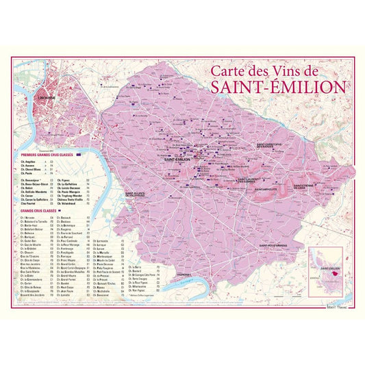 Saint-Emilion wine poster