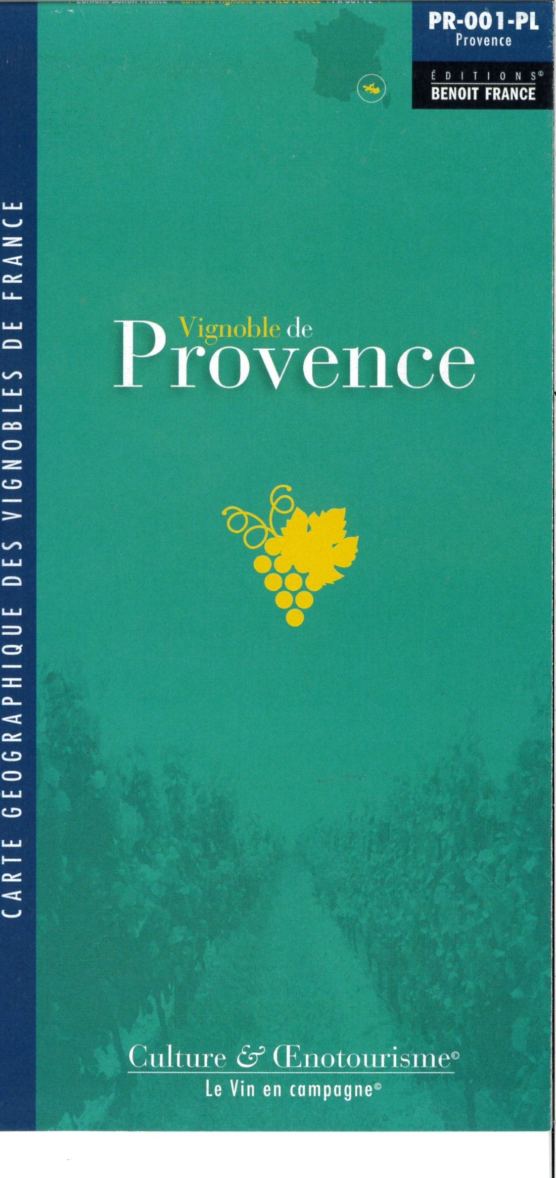 Provence, France Wine Map - Vignoble de Provence -