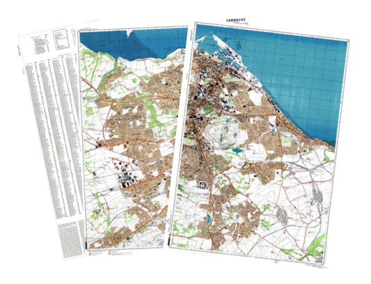 Edinburg (UK) 3-Sheet Map Set - Soviet Military City Plans
