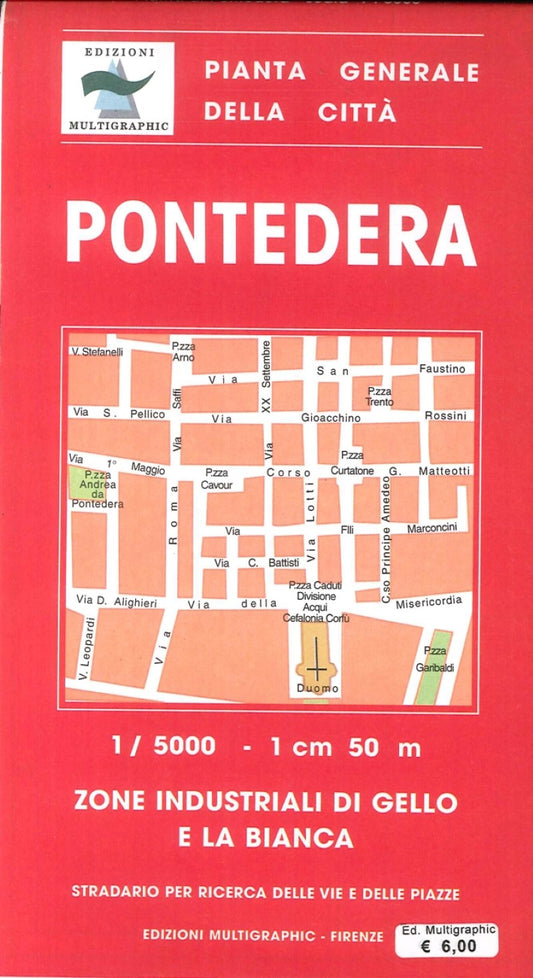 Pontedera Pianta Completa della Citta