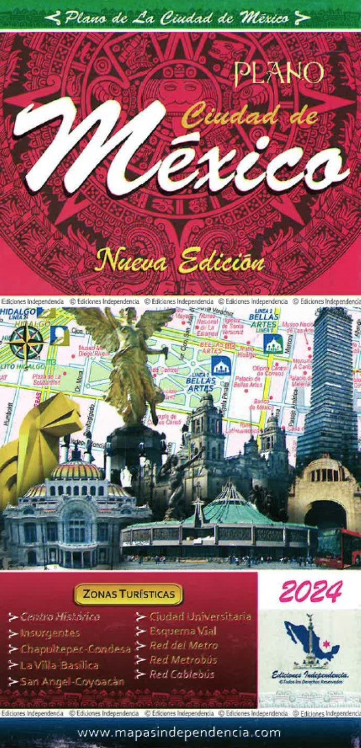 Plano : Ciudad de Mexico - Mexico City Map