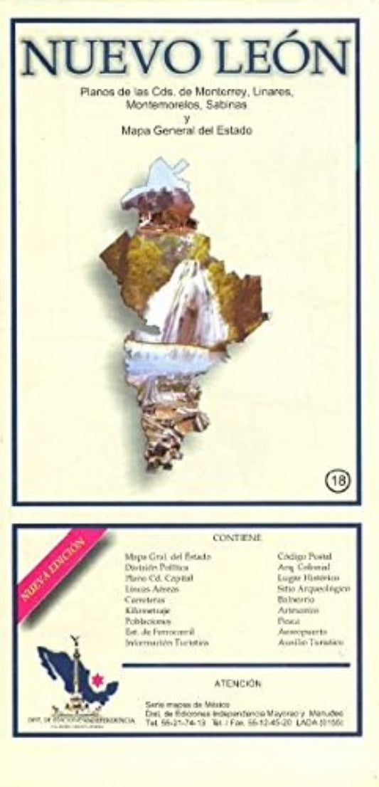 Nuevo León State Map