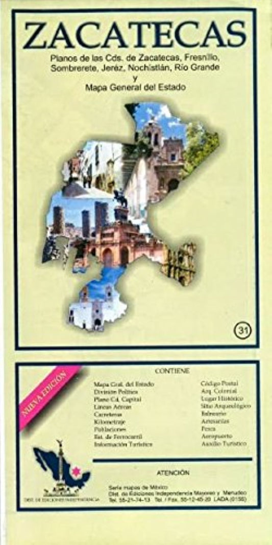 Zacatecas City Map