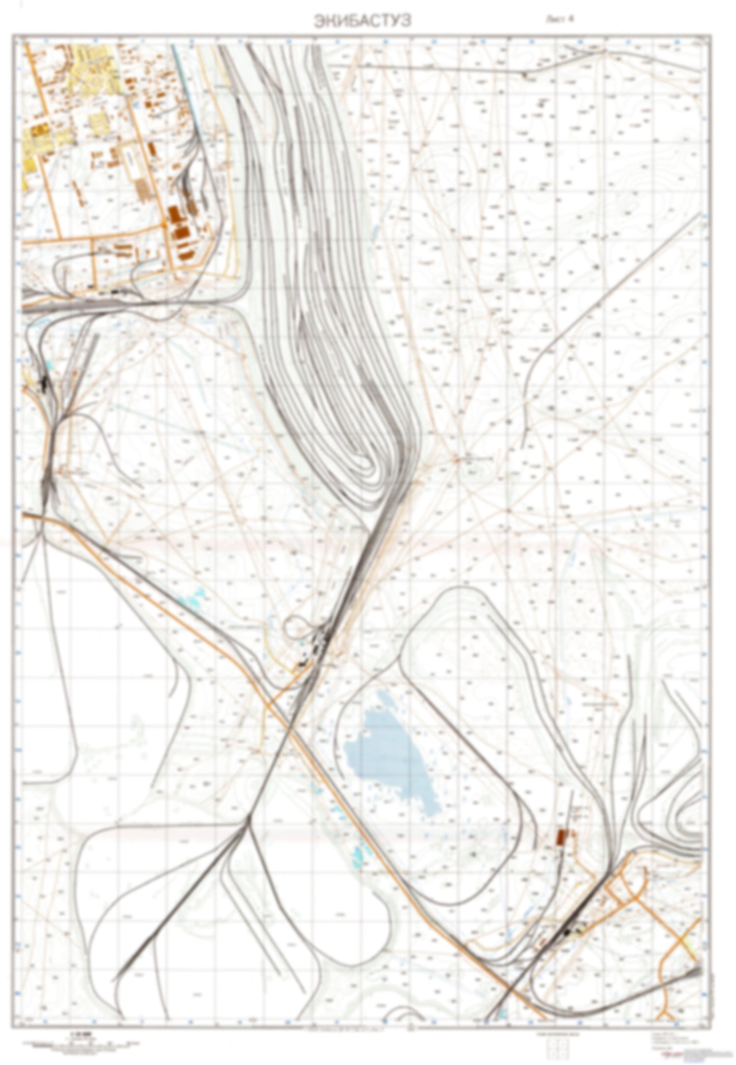 Ekibastuz 4 (Kazakhstan) - Soviet Military City Plans