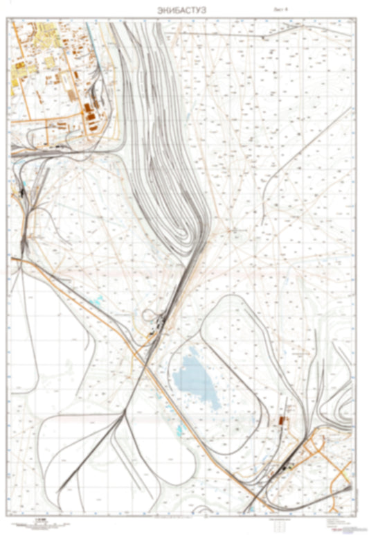 Ekibastuz 4 (Kazakhstan) - Soviet Military City Plans