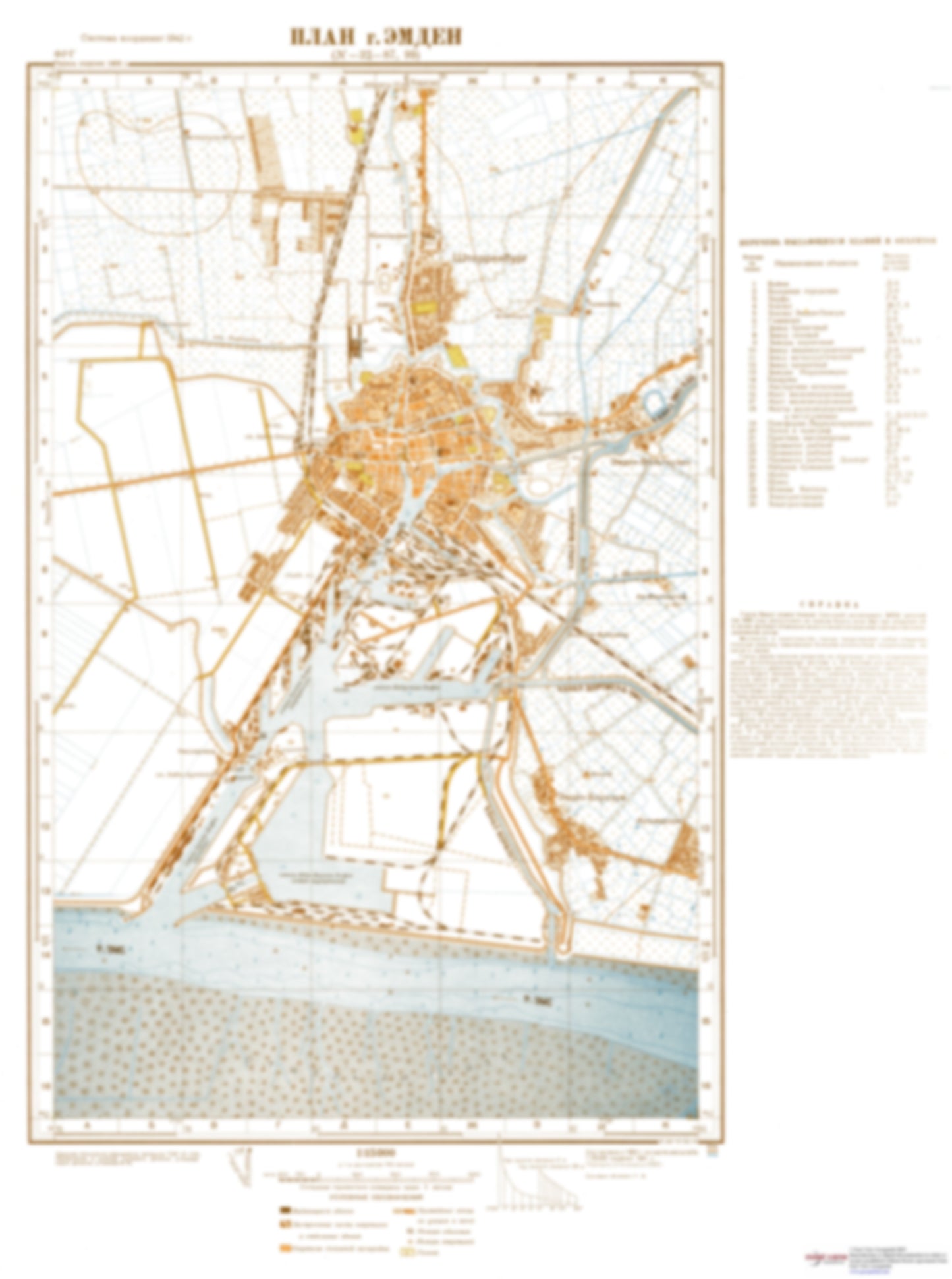 Emden (Germany) - Soviet Military City Plans