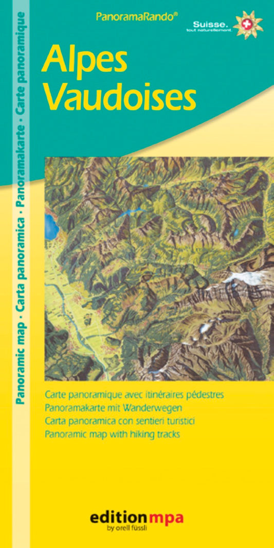 Alpes Vaudoises Hiking Map