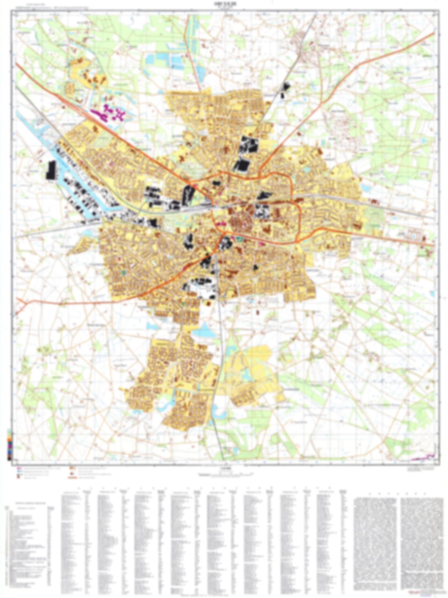 Enschede (Netherlands) - Soviet Military City Plans