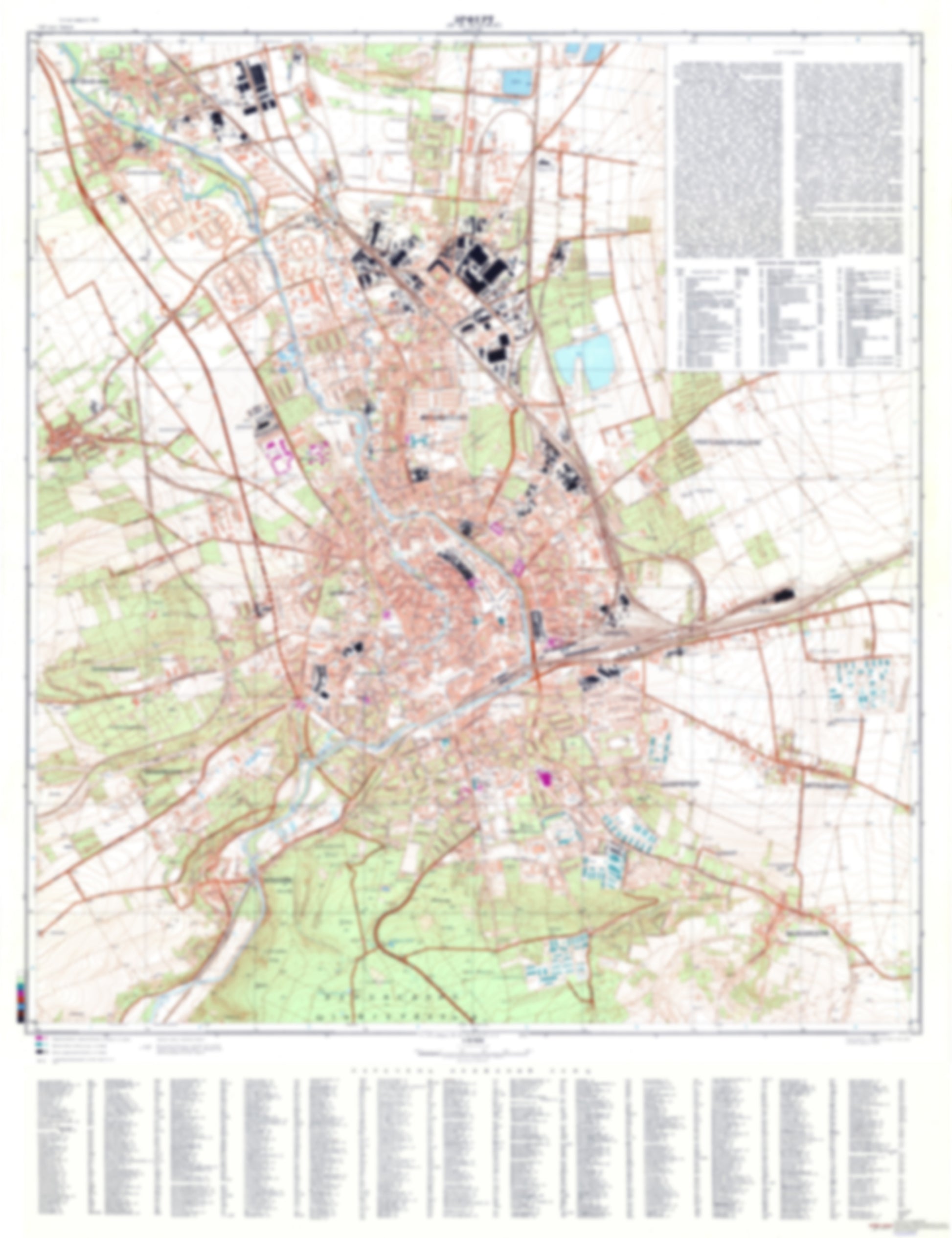 Erfurt (Germany) - Soviet Military City Plans