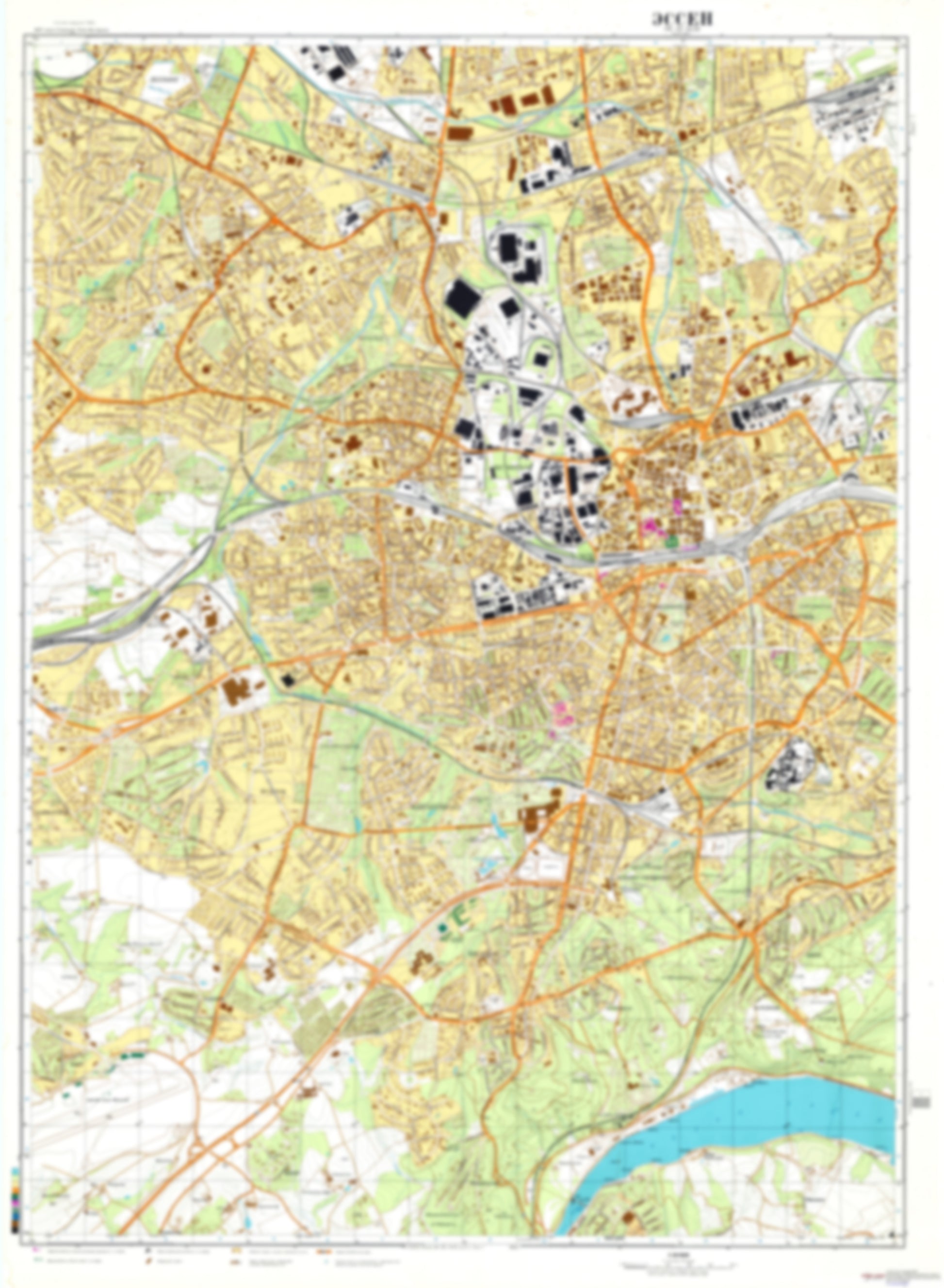 Essen 1 (Germany) - Soviet Military City Plans