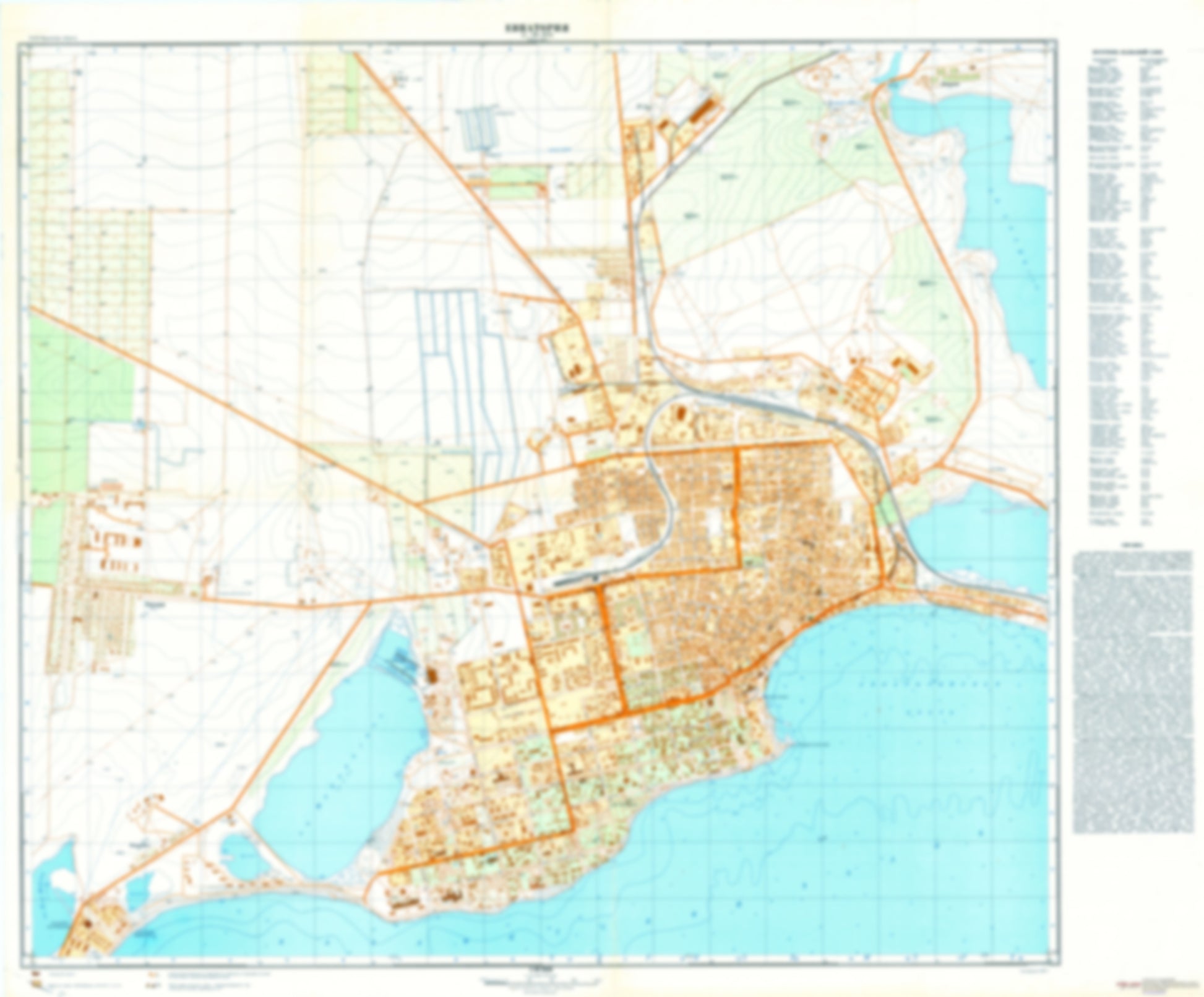 Yevpatoria (Ukraine) - Soviet Military City Plans