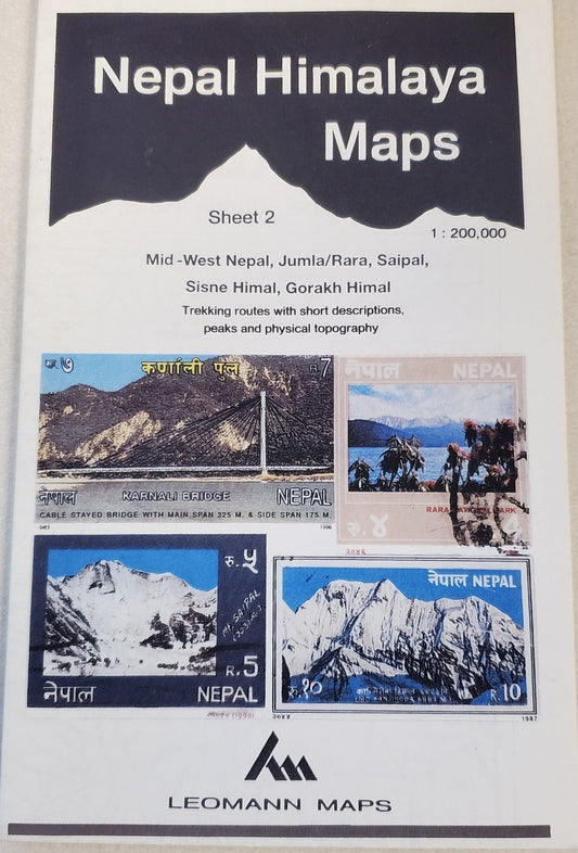 Nepal Himalaya Maps Sheet 2 : Midwest Nepal, Jumla/Rara, Saipal, Sisne Himal, Gorakh Himal