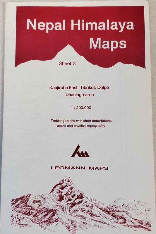 Nepal Himalaya Maps: Sheet 3: Kanjiroba East, Tibrikot, Dolpo Dhaulagri Area