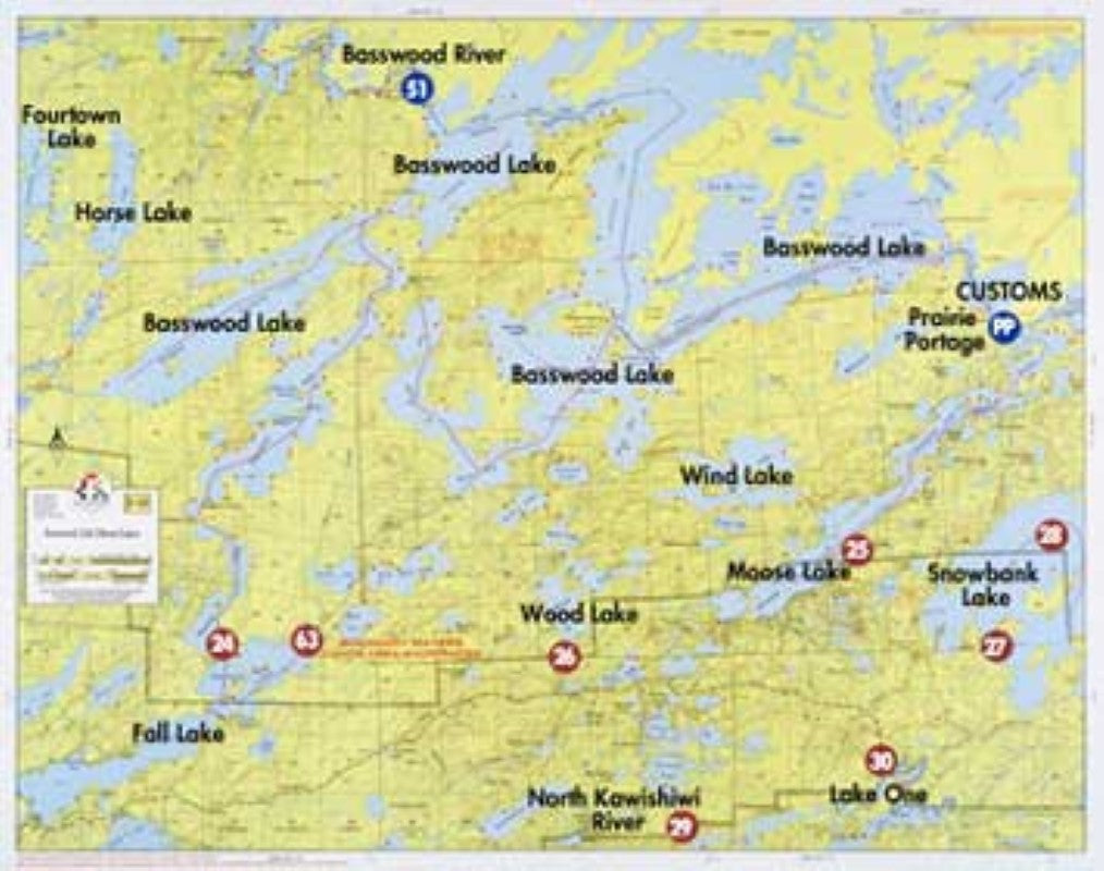 F-10: BASSWOOD LAKE, FALL LAKE, MOOSE LAKE