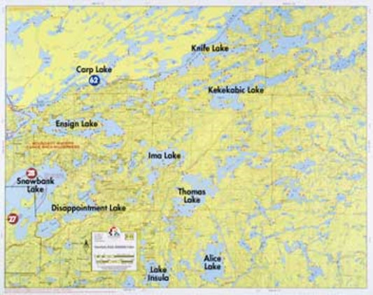 F-11: SNOWBANK LAKE, KNIFE LAKE, KEKEKABIC LAKE