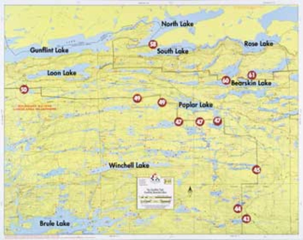 F-13: GUNFLINT LAKE, BEARSKIN LAKE