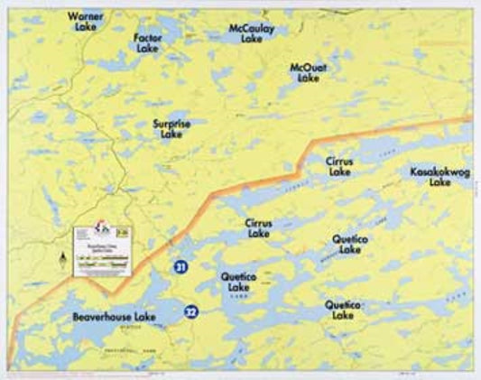 F-28: BEAVERHOUSE LAKE, CIRRUS LAKE, QUETICO LAKE