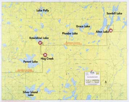F-5: PERENT LAKE, KAWISHIWI LAKE, SAWBILL LAKE
