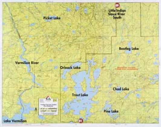 F-8: LAKE VERMILION, TROUT LAKE, VERMILION RIVER, BOOTLEG LAKE