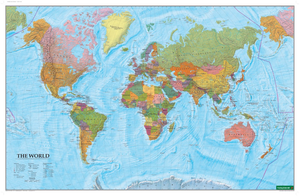 World Wall Map [Rolled]