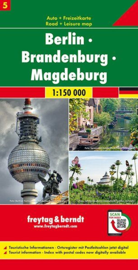 Berlin - Brandenburg - Magdeburg, road map 1:150,000, sheet 5