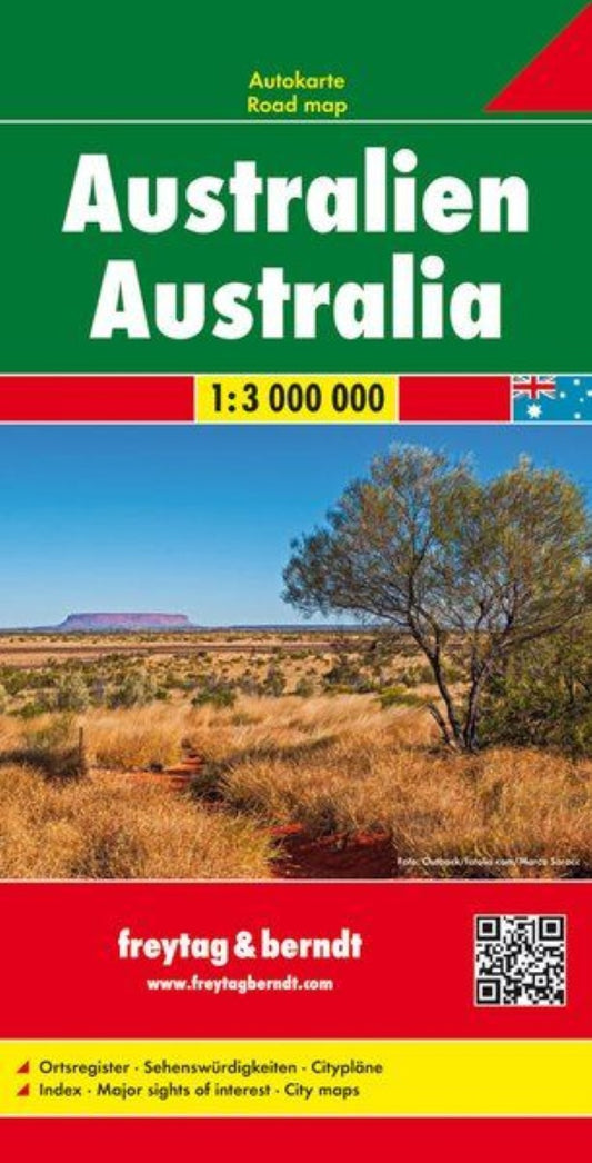 Australia, road map 1:3,000,000