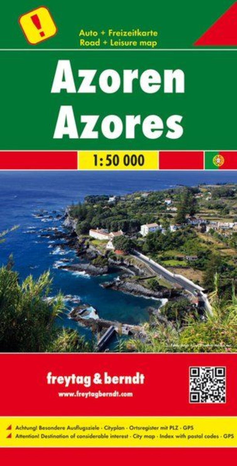 Azores, road map 1:50,000