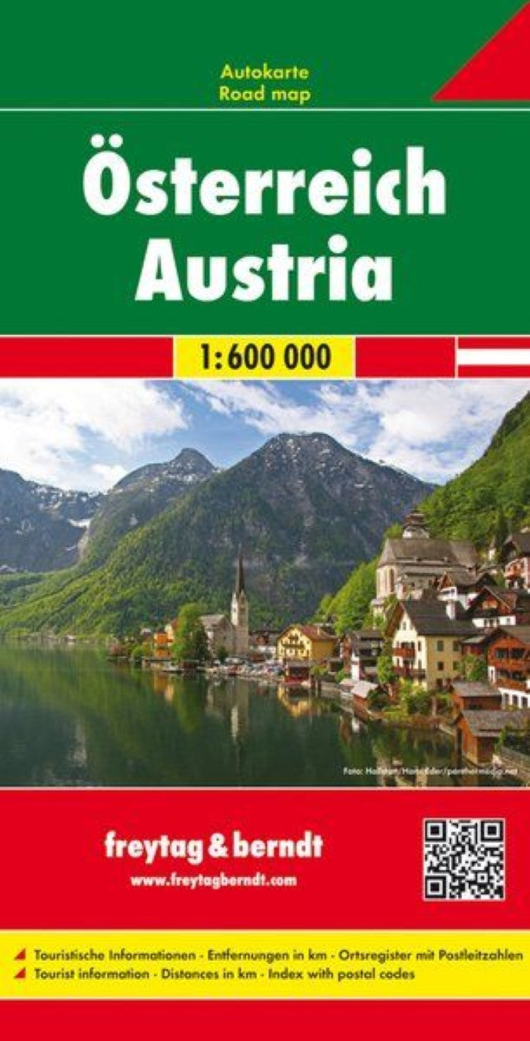 Austria, road map 1:600,000