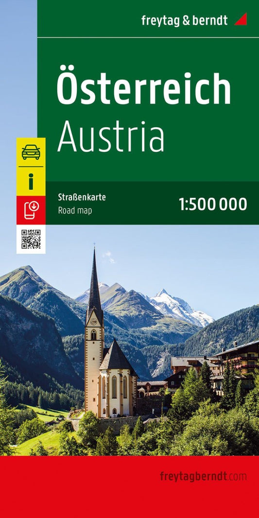 Austria, 1:500,000 road map