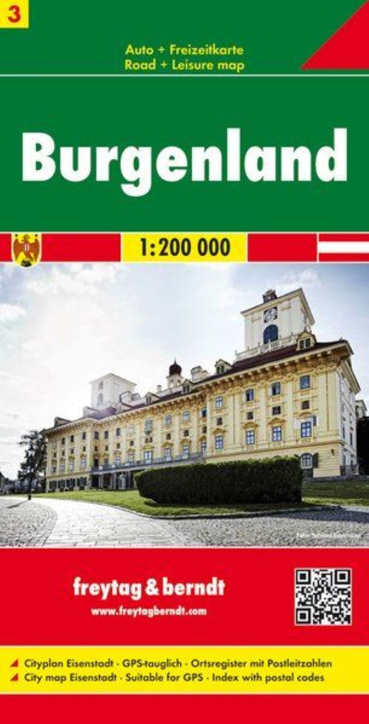 Burgenland, road map 1:200,000