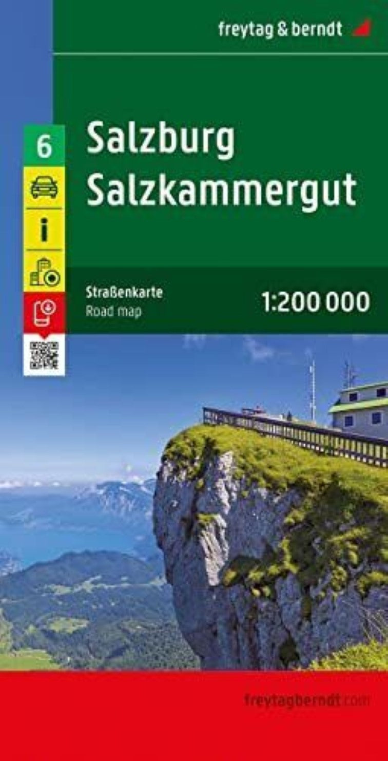 Salzburg : Salzkammergut : 1:200,000 : (Map #6)