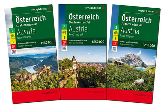 Austria Road Map Set 1:250,000