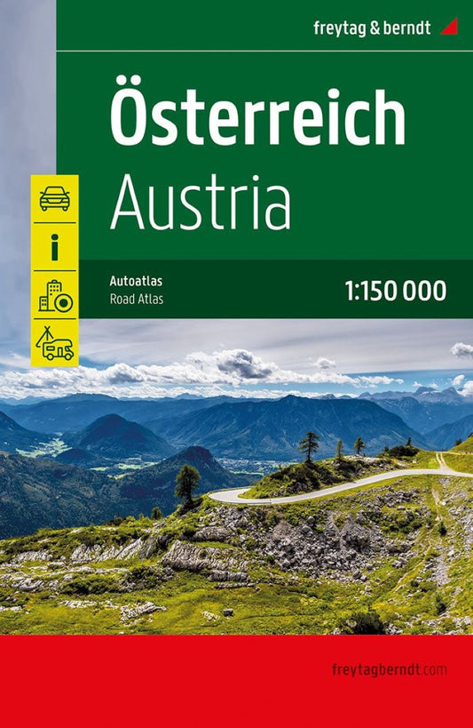 Austria Supertouring, road atlas 1:150,000