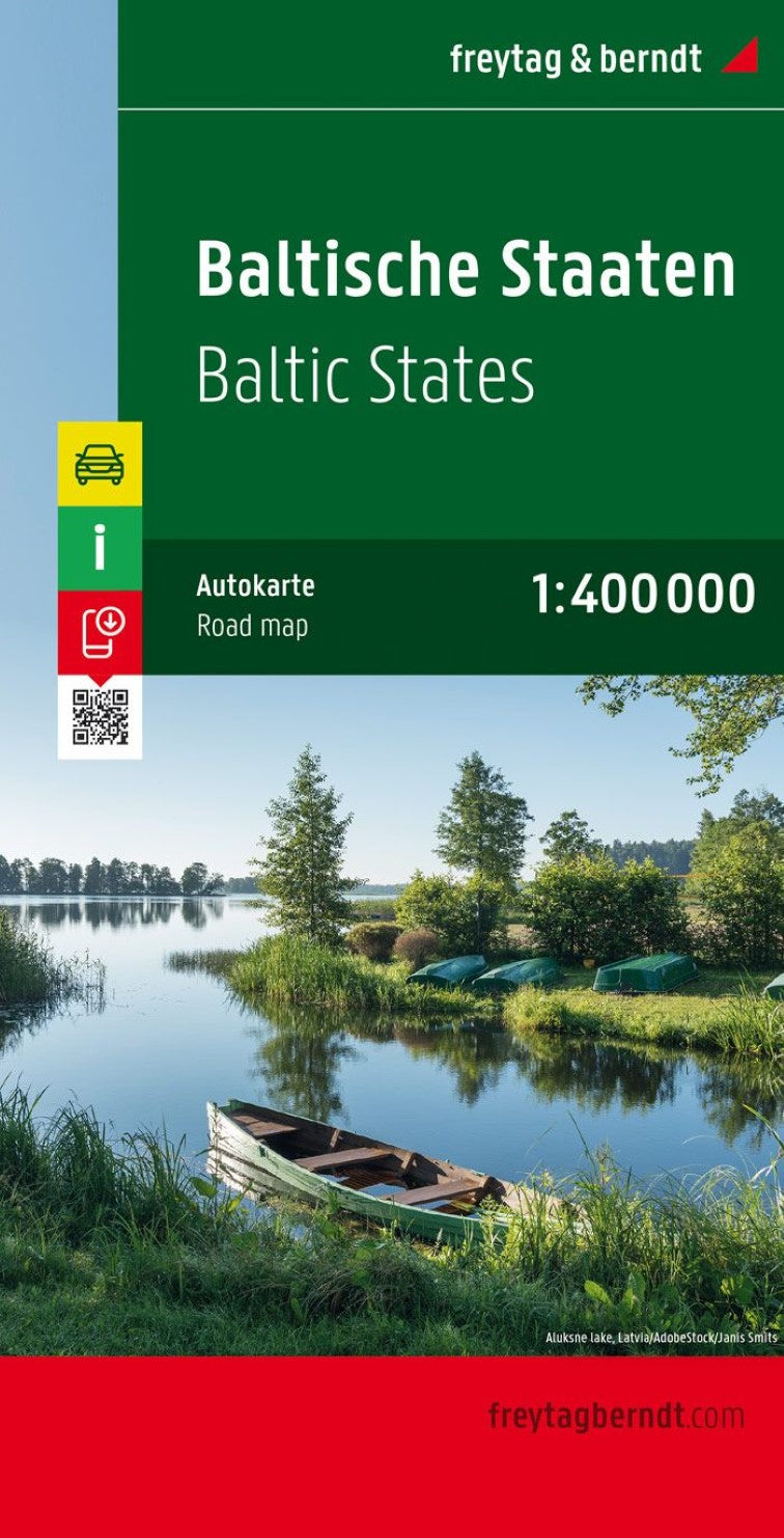 Baltic states, road map 1:400,000