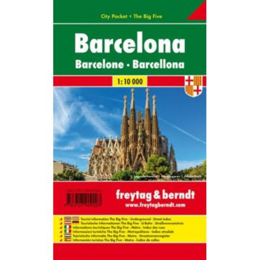 Barcelona, City map 1:10 000, City Pocket map + The Big Five