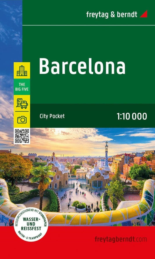 Barcelona, City map 1:10 000, City Pocket map + The Big Five