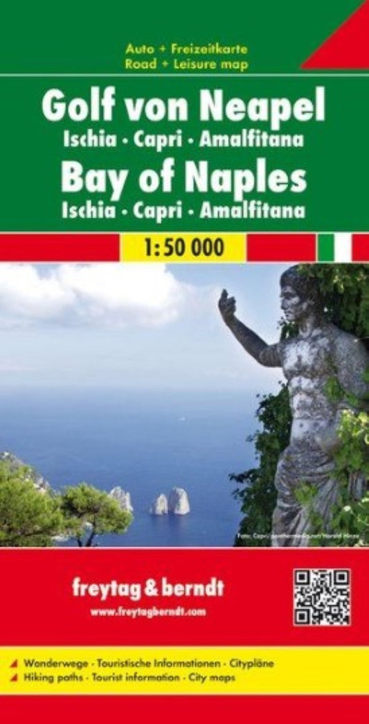 Golf of Naples - Ischia - Capri - Amalfitana, road map 1:50,000