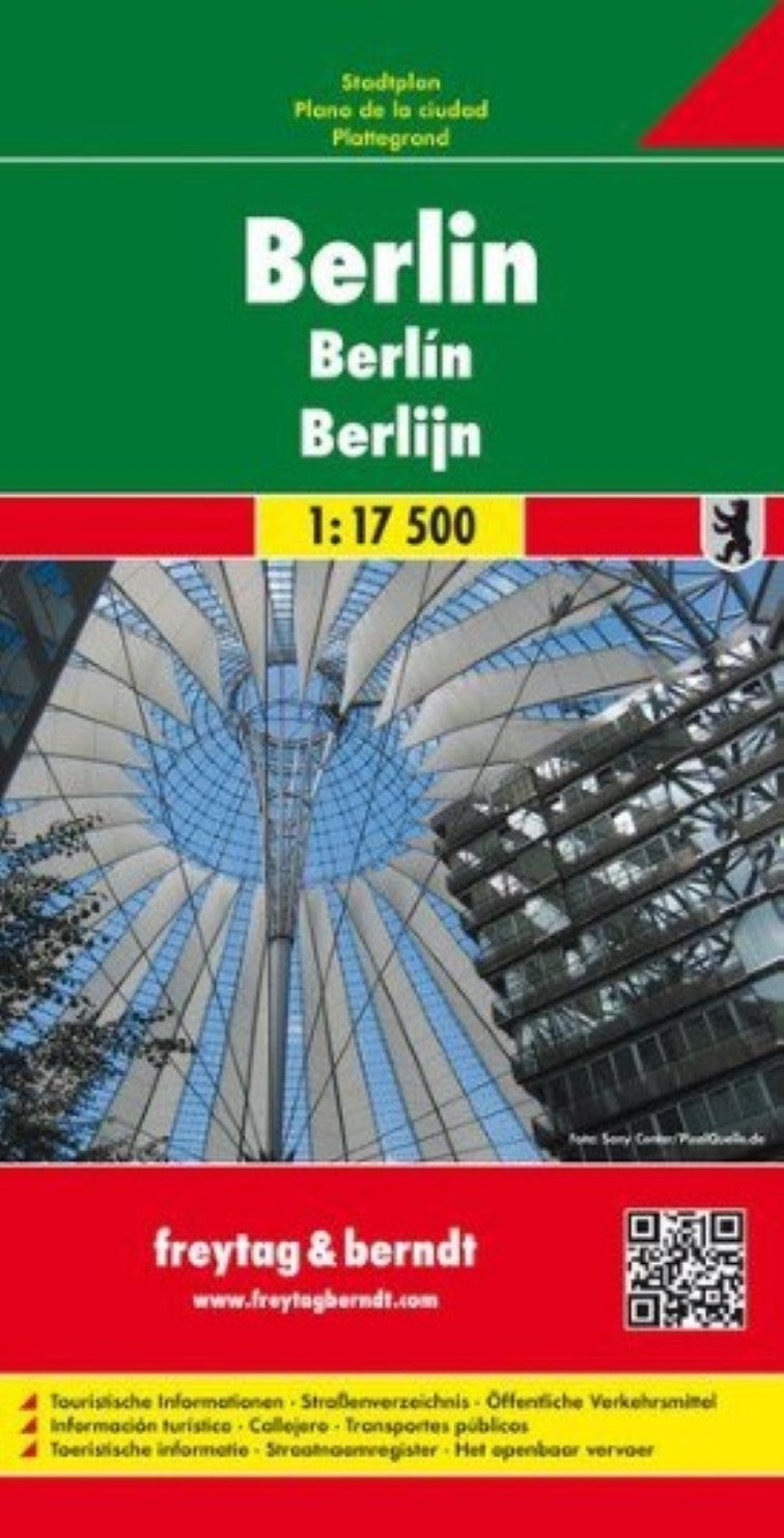 Berlin, city map 1:17500