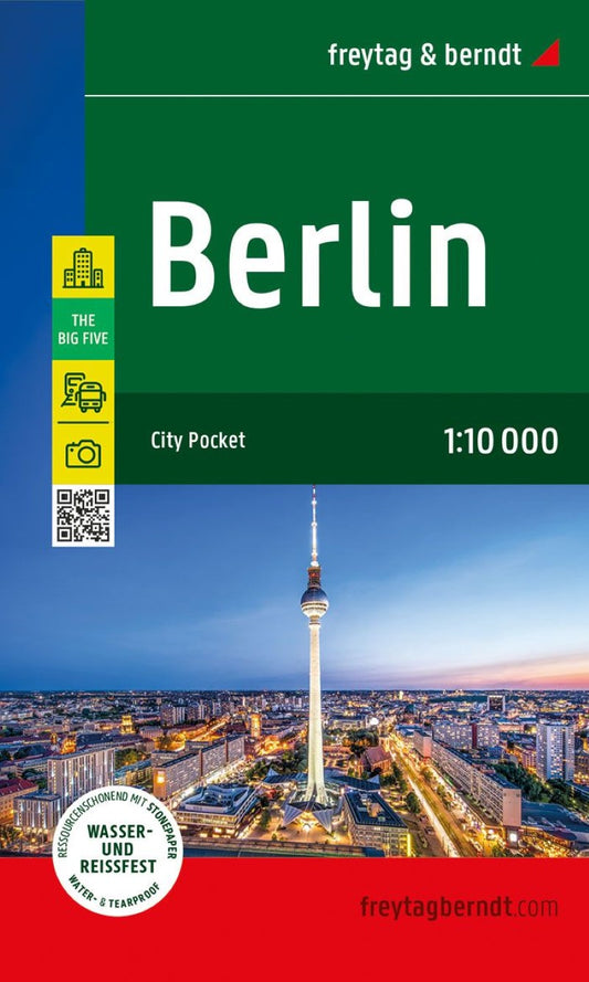 Berlin, City map 1:10.000, City Pocket map + The Big Five