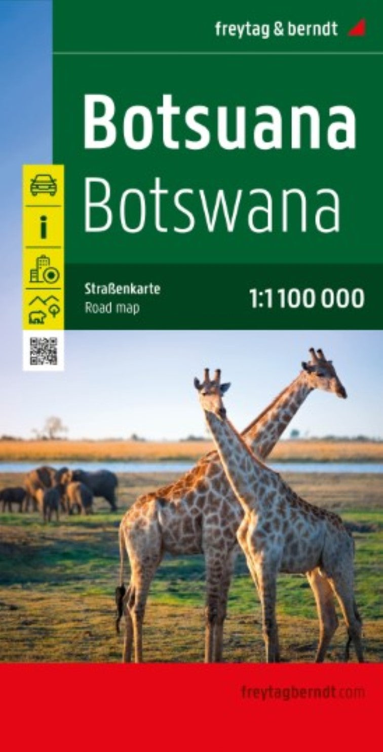 Botswana, road map 1:1,100,000