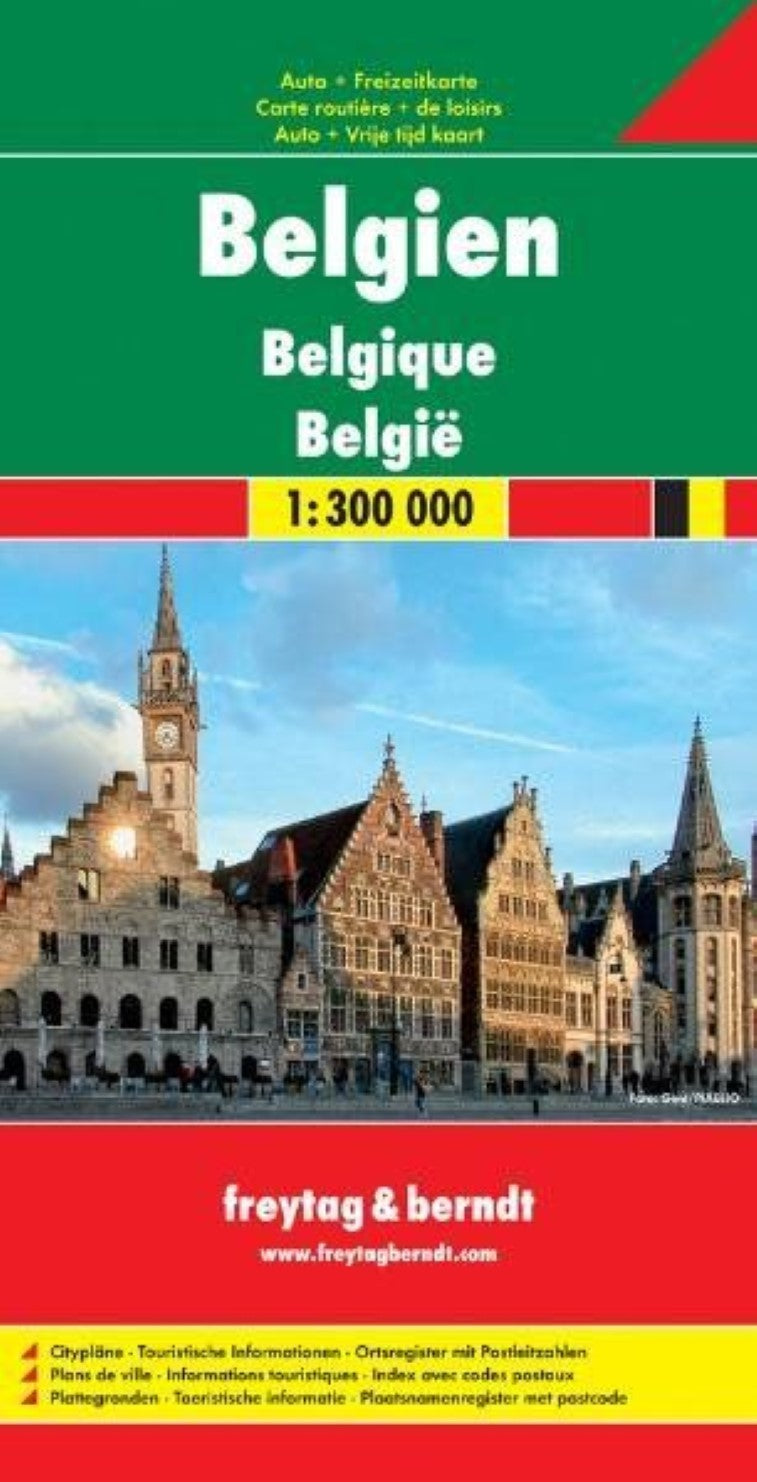 Belgium, road map 1:300,000