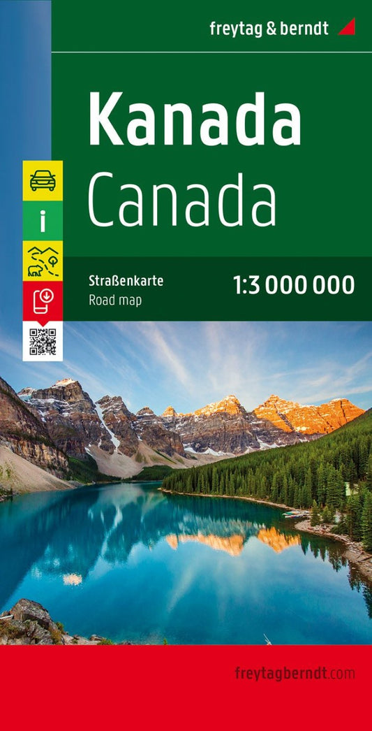 Canada, road map 1:3,000,000