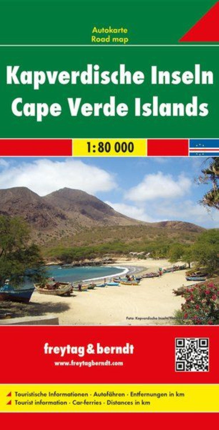 Cape Verdish Islands, road map 1:80,000